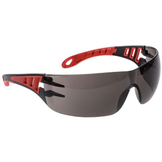 Portwest PS12SKR Tech Look Ultra Lightweight Spectacle Smoke